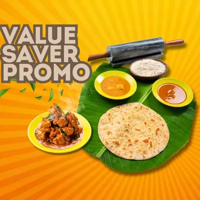 Chapati 2 Pcs + Kari Ikan Tenggiri - Kanna Curry House Menu