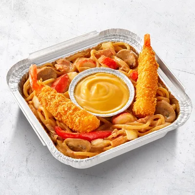 Cheeesy Tom Yum Seafood Spaghetti - Pizza Hut Menu