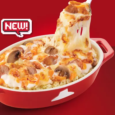 Cheese Tarik Baked Rice - Creamy Chicken - Pizza Hut Menu