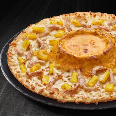Cheese Volcano Aloha Chicken (Large) - Domino's Pizza Menu