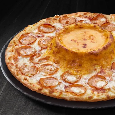 Cheese Volcano Chicken Pepperoni (Large) - Domino's Pizza Menu