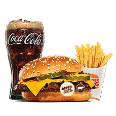 Cheeseburger Medium Meal - Burger King Menu