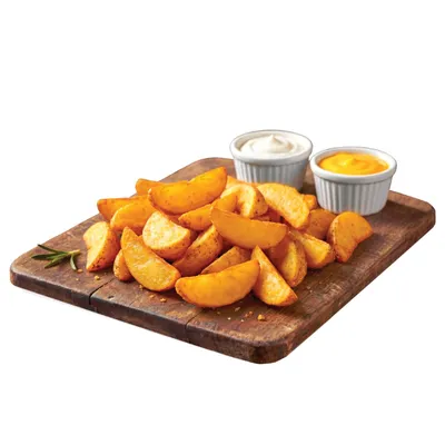 Cheesy Wedges - R - Royal Fried Chicken Menu