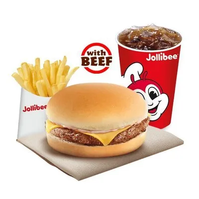 Cheesy Yumburger Meal - Jollibee Menu