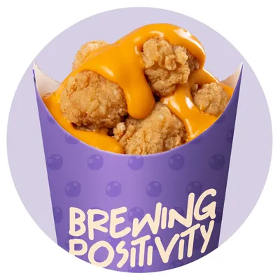 Cheezy Popcorn Chicken - Tealive Menu