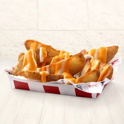 Cheezy Wedges (L) - KFC Menu