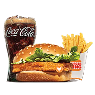Chick n Crisp Medium Meal - Burger King Menu