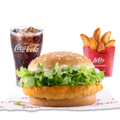 Chicken Burger Combo - Marrybrown Menu
