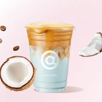 Cloud Mousse Blue Coco Latte - Cotti Coffee 库迪咖啡 Malaysia Menu