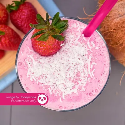Coconut Shake Strawberry - Warung Santai Meru Menu