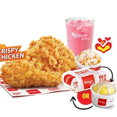 Combo 2 Crispy Chicken - Richeese Factory Menu