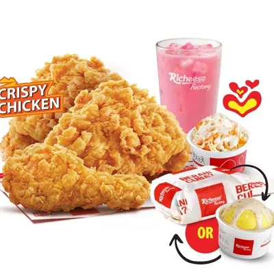 Combo 3 Crispy Chicken - Richeese Factory Menu