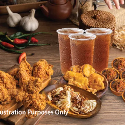 Combo Ayam D (6 PCS) T- Delivery - I Am Geprek Bensu Menu