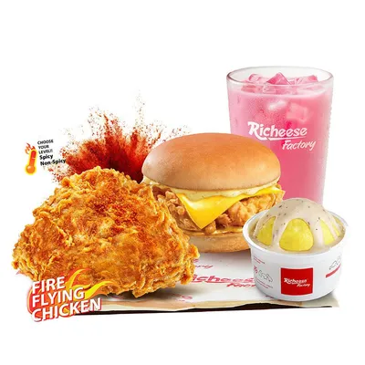 Combo Burchic RB - Chicken - Richeese Factory Menu