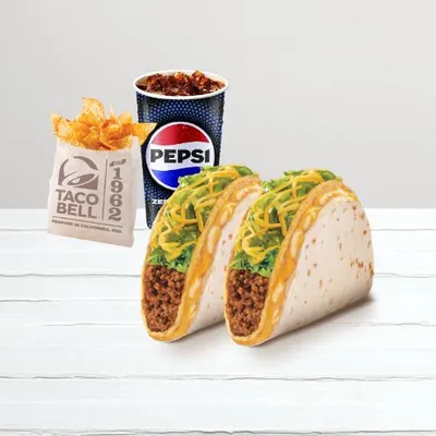 [Combo] Double Double Decker Tacos - Taco Bell Menu