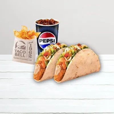 [Combo] Double Kickin' Chicken Tacos - Taco Bell Menu