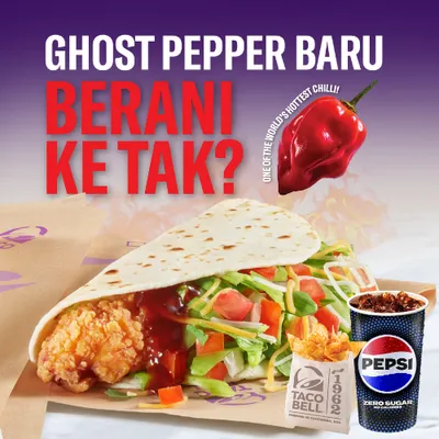 [Combo] Ghost Pepper Kickin' Chicken Taco - Taco Bell Menu