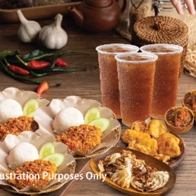 Combo Nasi A (2-3 Pax) T- Delivery - I Am Geprek Bensu Menu
