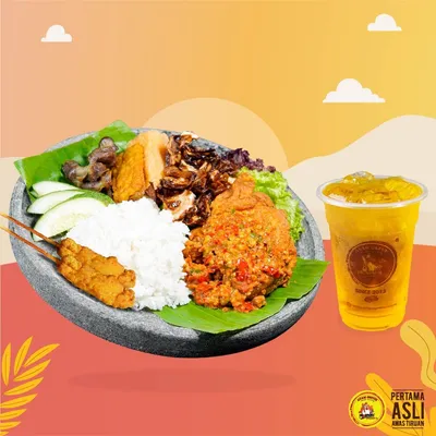 Combo Sate Jogja Mengancam - Ayam Gepuk Pak Gembus Menu