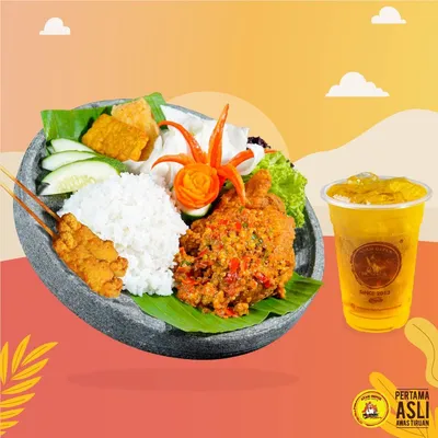 Combo Sate Jogja Tak Kisah - Ayam Gepuk Pak Gembus Menu