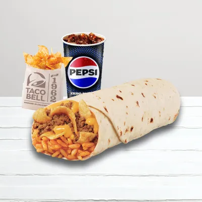 [Combo] The Ultimate 8 Layer Quesarito - Taco Bell Menu