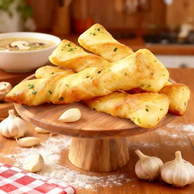 Crazi Garlic Twist🧄(4pcs) - US Pizza Penang Menu