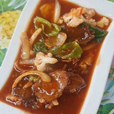 Daging Masak Merah - Eddy & Pak Mod Tomyam Seafood Menu