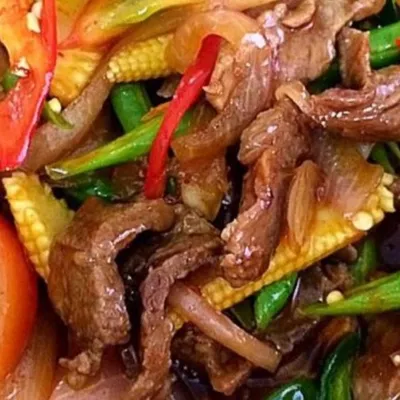 daging masak paprik - Dayana Ala Thai Seafood Menu