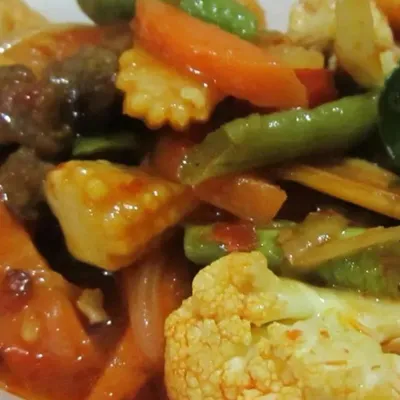 Daging Masak Paprik - Restoran Tiga Ros Menu