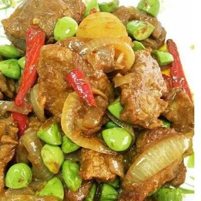 daging masak petai - Dayana Ala Thai Seafood Menu