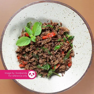 Daging Pad Kra Pao - Fathin Seafood Menu