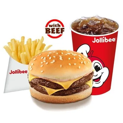 Double Cheesy Yumburger Meal - Jollibee Menu