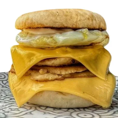 Double Chicken Muffin - Nasi Kerabu By Ciksue Menu