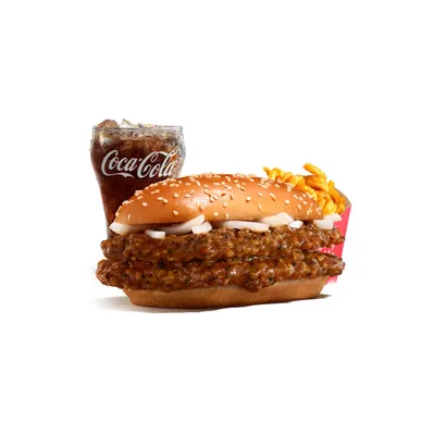 Double Fish Prosperity Burger Large McValue Meal - McDonald's Menu