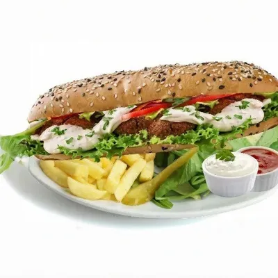 Falafel Meal Sandwich with Cheese - Damascus Restoran (Bukit Bintang) Menu