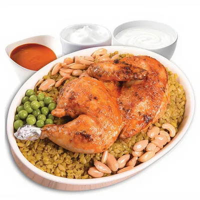 Freekeh With Rice Chicken - Damascus Restoran (Bukit Bintang) Menu