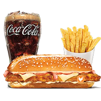 French Chicken Large Meal - Burger King Menu