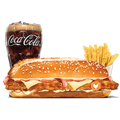 French Chicken Medium Meal - Burger King Menu