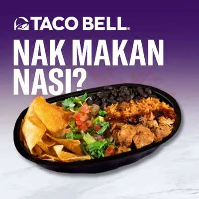 Ghost Pepper Bell Rice Bowl (L) - Taco Bell Menu