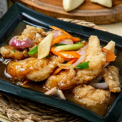 Ginger & Spring Onion Fish Fillet - Pak Cik Wong Group Menu