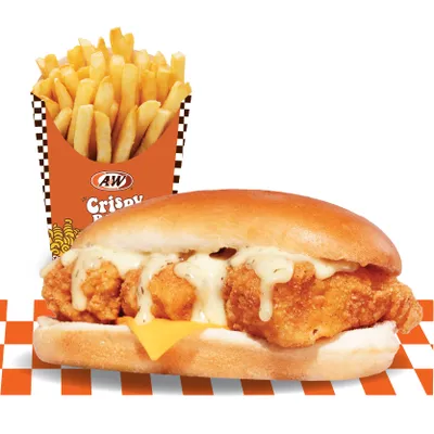 Golden Fish Sandwich Fries Combo - A&W Menu