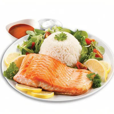 Grilled Salmon with Rice - Damascus (Bukit Bintang) Menu