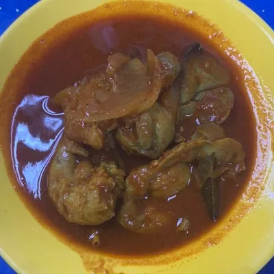 Hati Ayam, Leher & Pedal (Kari) - Restoran Raffe Nasi Kandar Pulau Tikus Menu