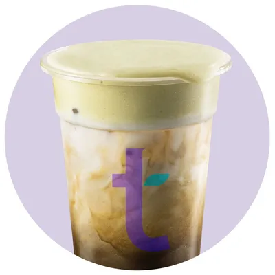 Hojicha Mousse Latte - Tealive Menu