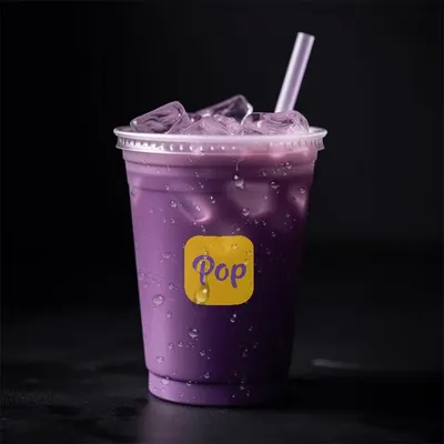 Iced Taro Milk Tea - Pop Meals Menu