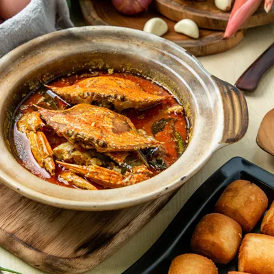 Indonesian Curry Crab - Pak Cik Wong Group Menu