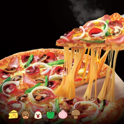 Italian Way Beef Pizza 💚🤍❤️ - US Pizza Penang Menu