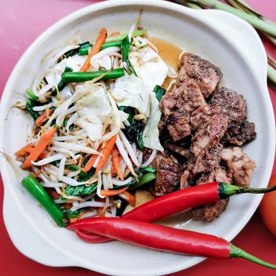 Japanese Teppanyaki Chicken Rice - Kafe Strawberry Fields @ Glenmarie Menu