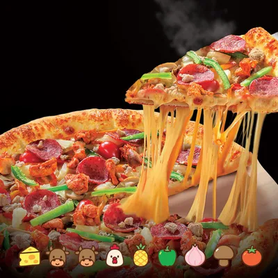 Jumbo Deluxe (Beef) 🐮✨ - US Pizza Penang Menu