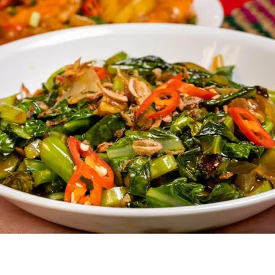 kailan goreng belacan - Dayana Ala Thai Seafood Menu